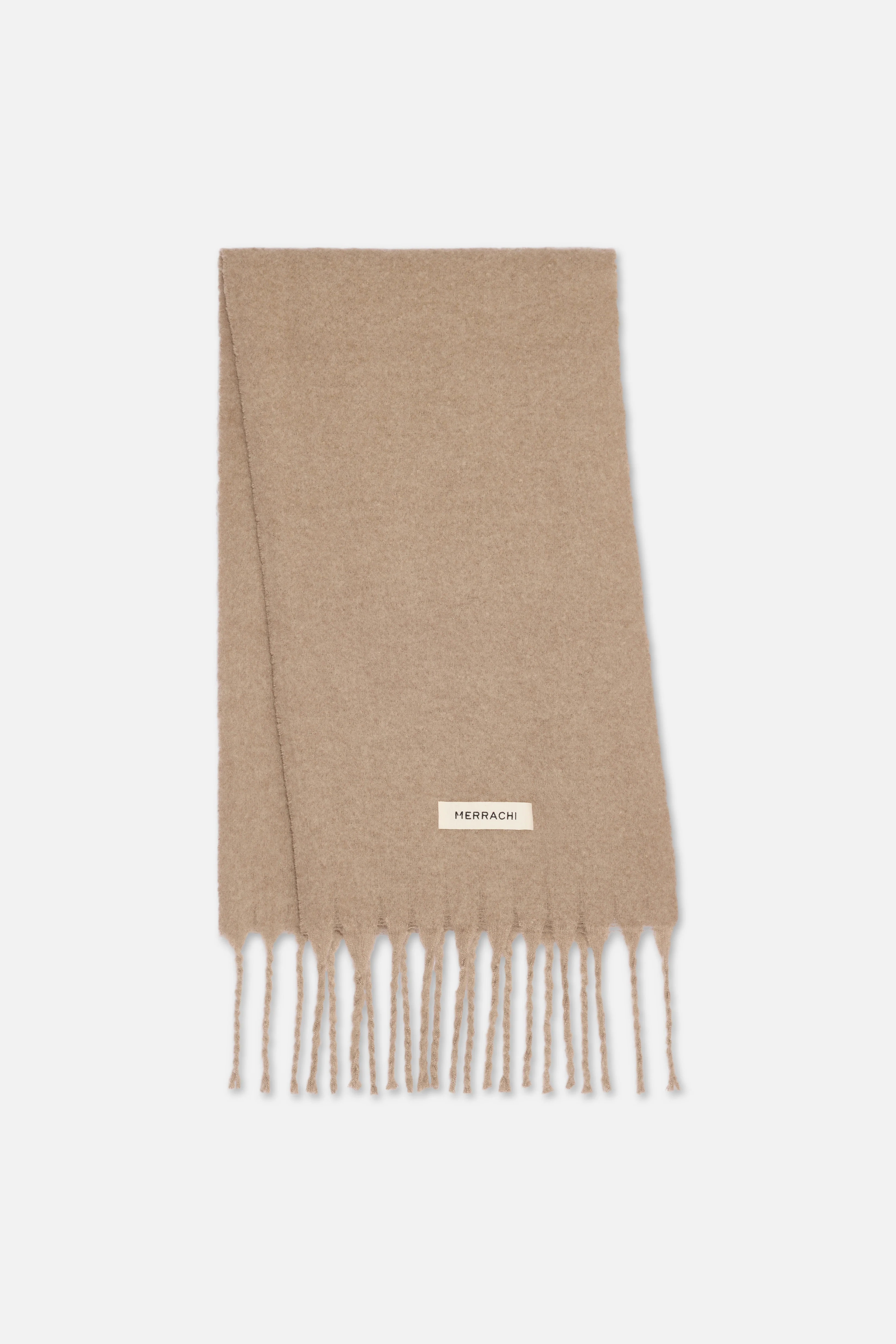 The Brushed Scarf | Khaki - Image 4