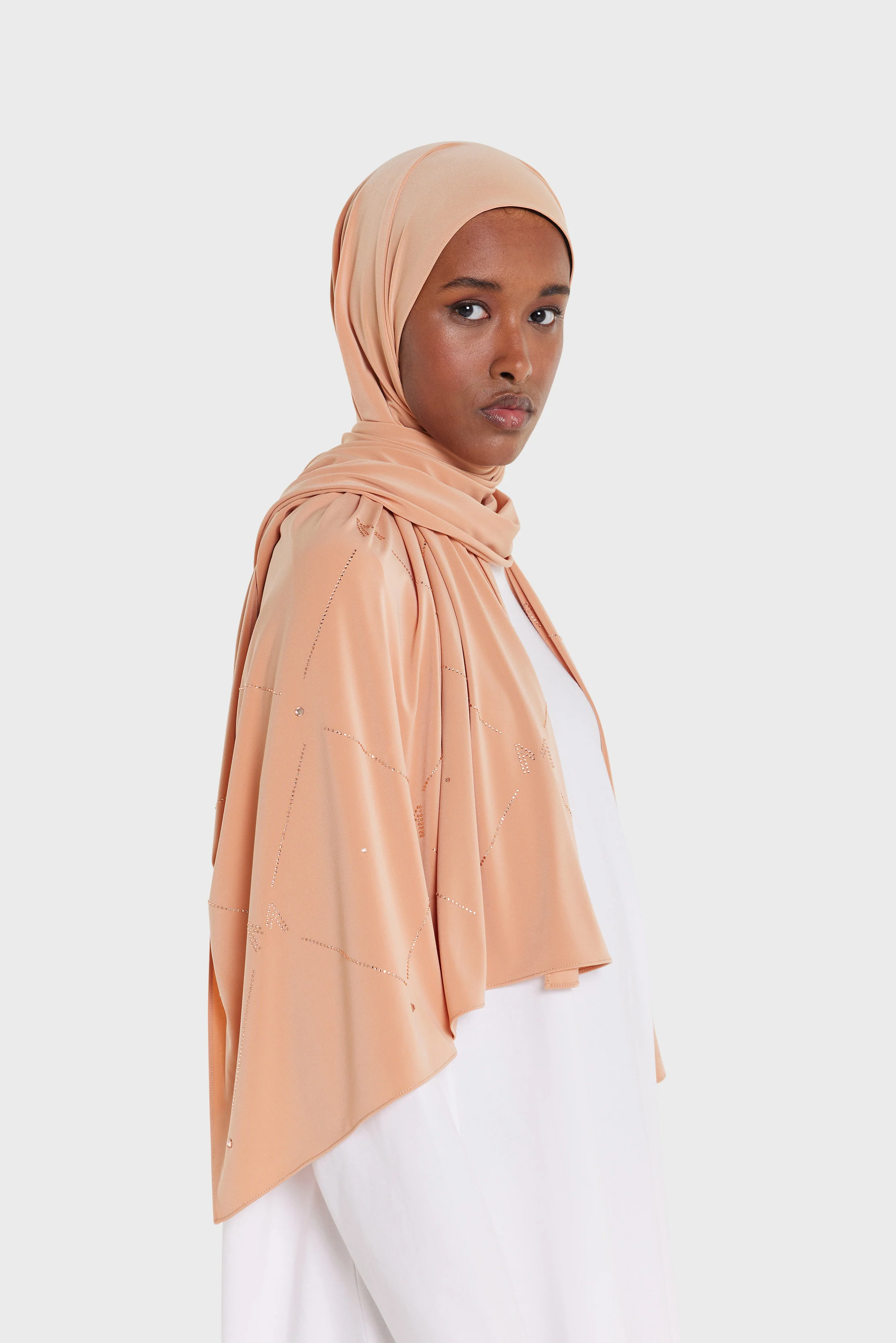 The Pearl Monogram - Premium Jersey | Pastel Orange - Image 2
