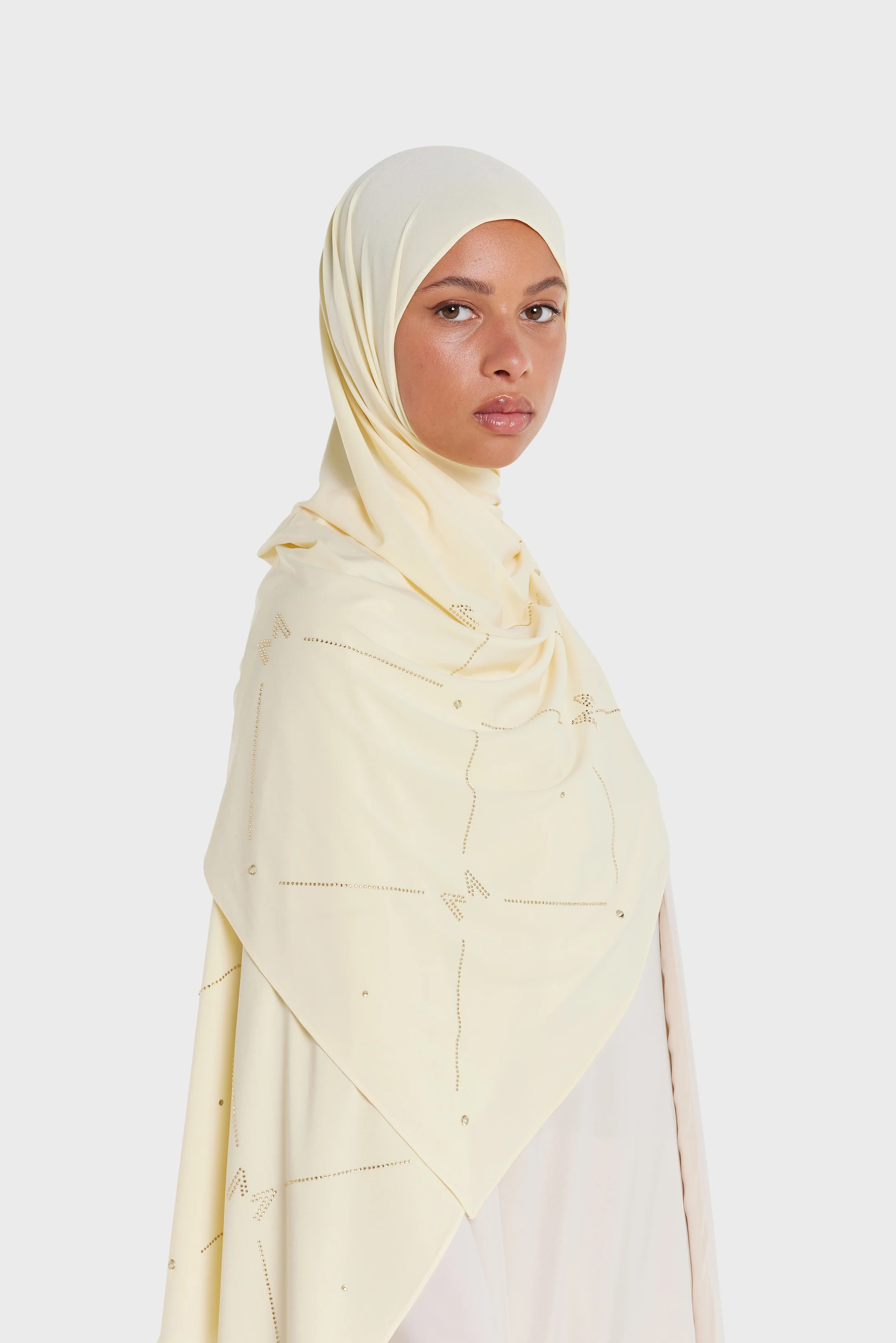 The Pearl Monogram - Premium Jersey | Pale Yellow - Image 2