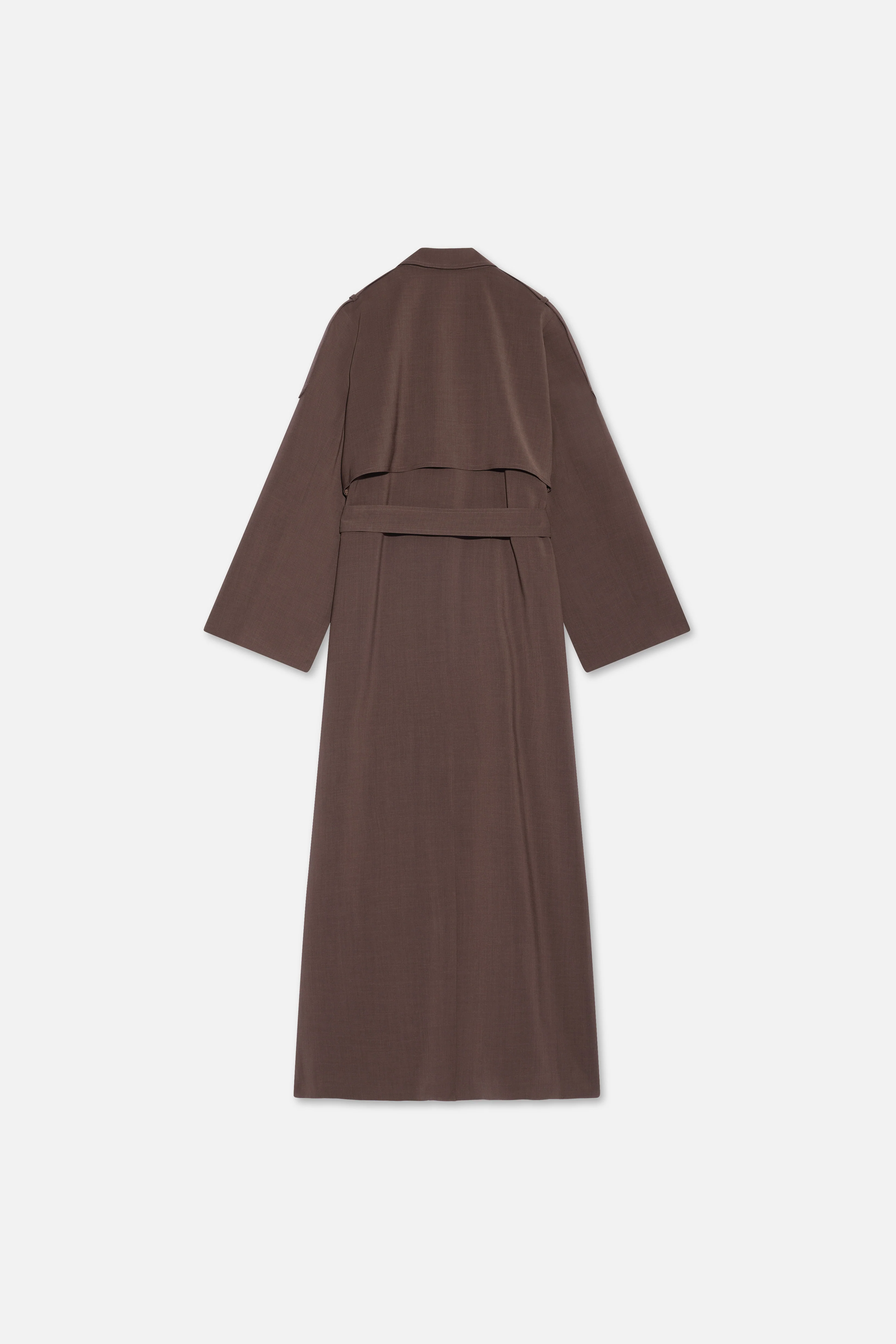 Trench Abaya | Dark Brown - Image 8