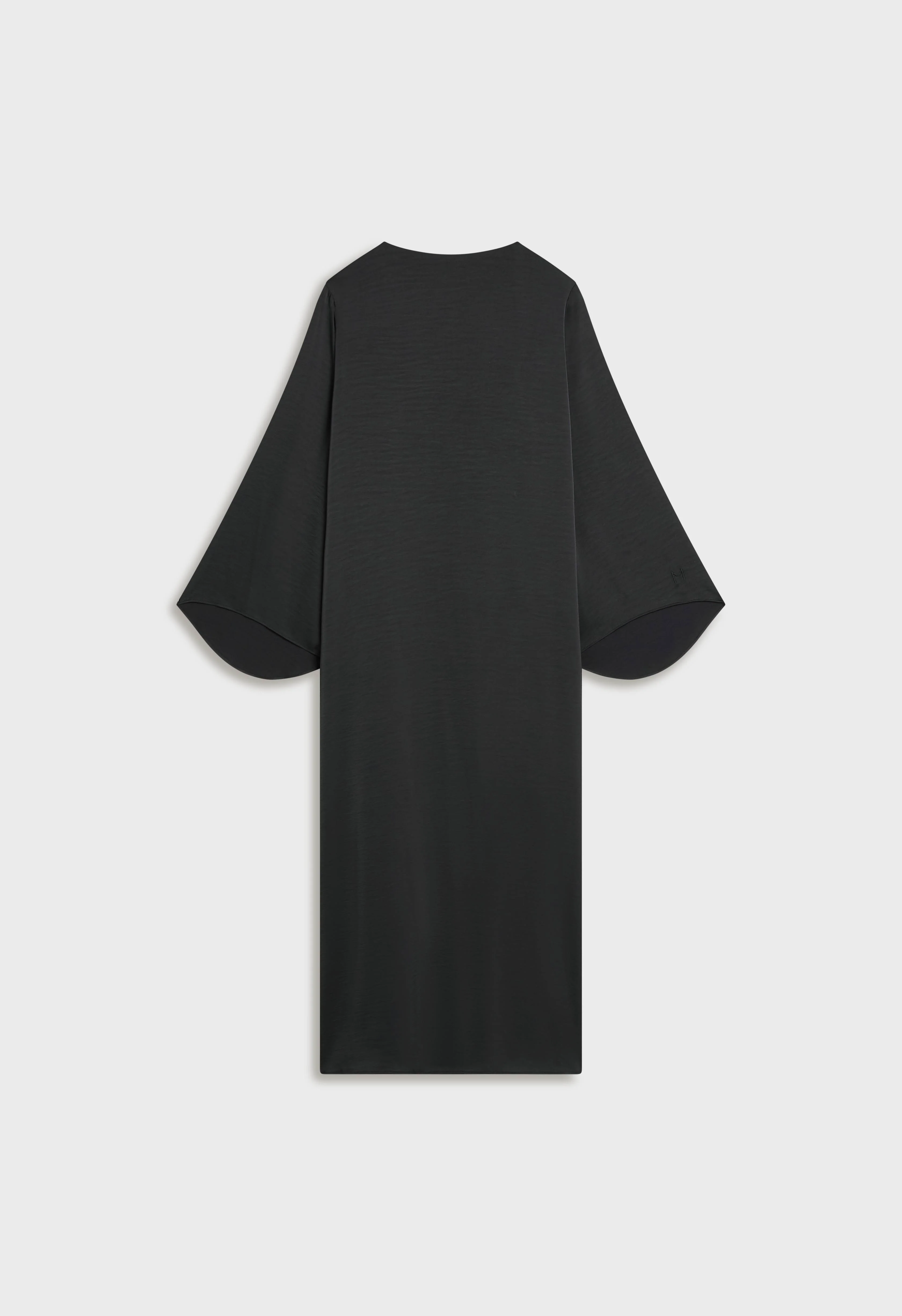 Volume Sleeve Dress | Black - Image 3