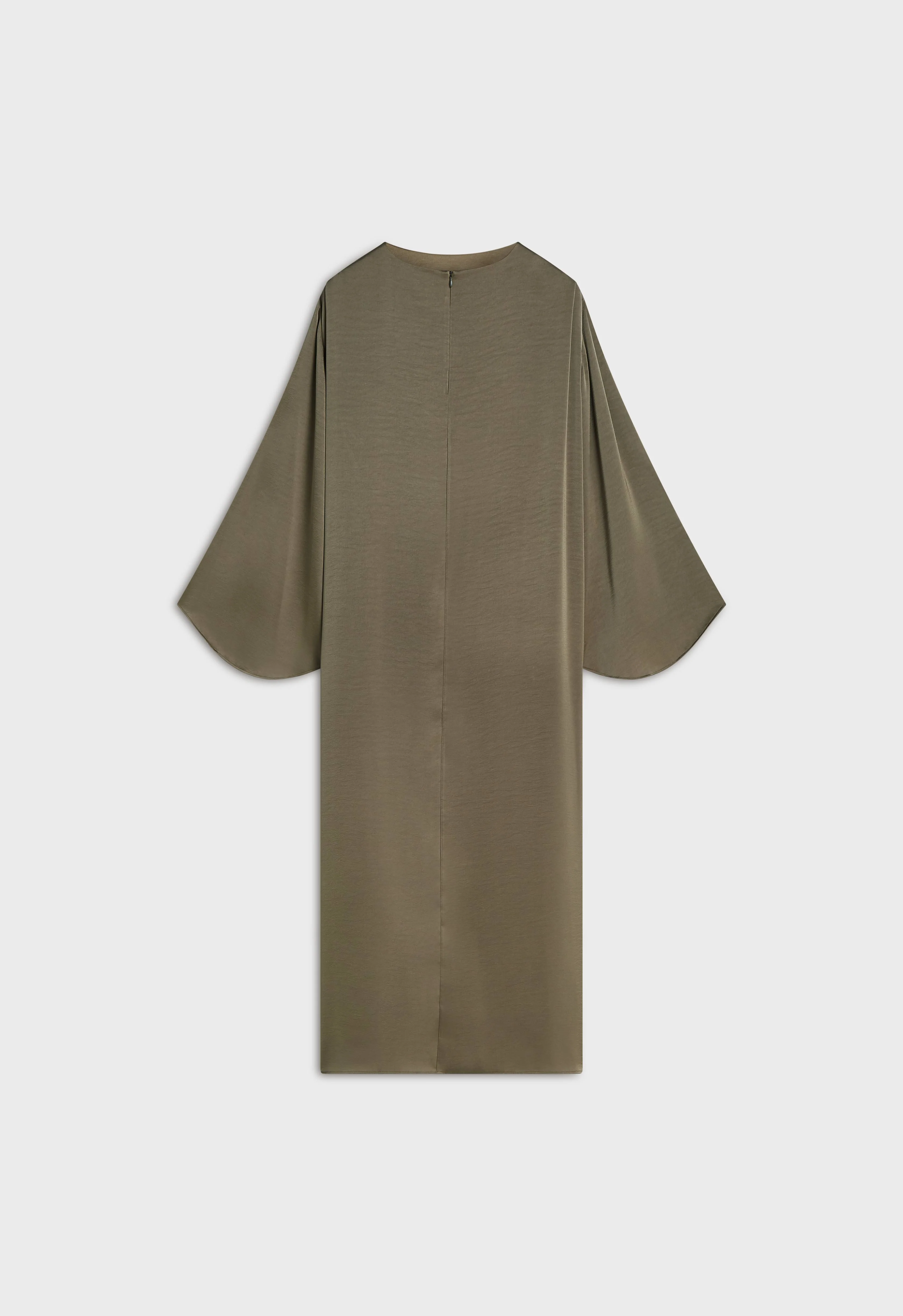 Volume Sleeve Dress | Desert Brown - Image 4