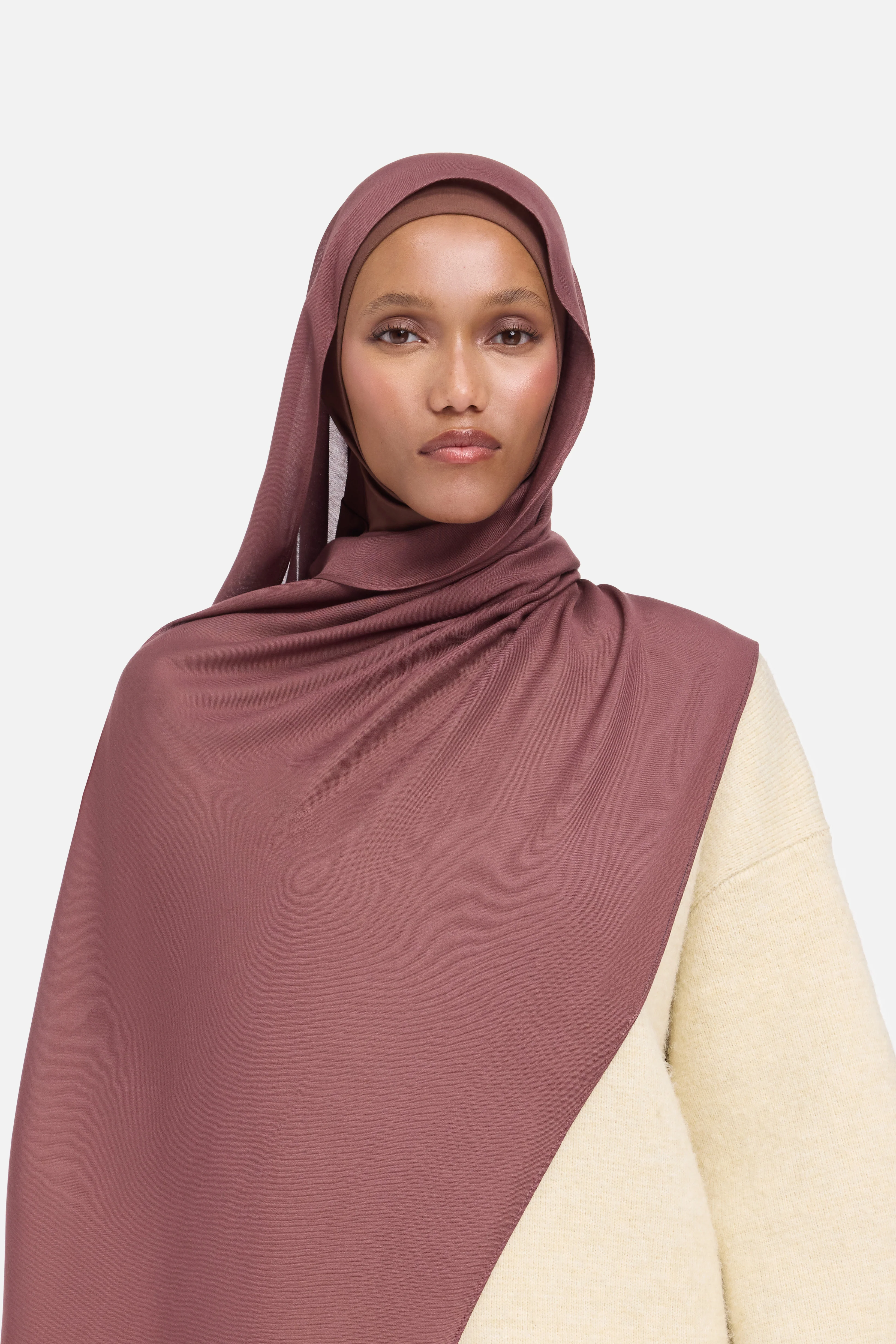 Weightless Woven Scarf | Burnt Red