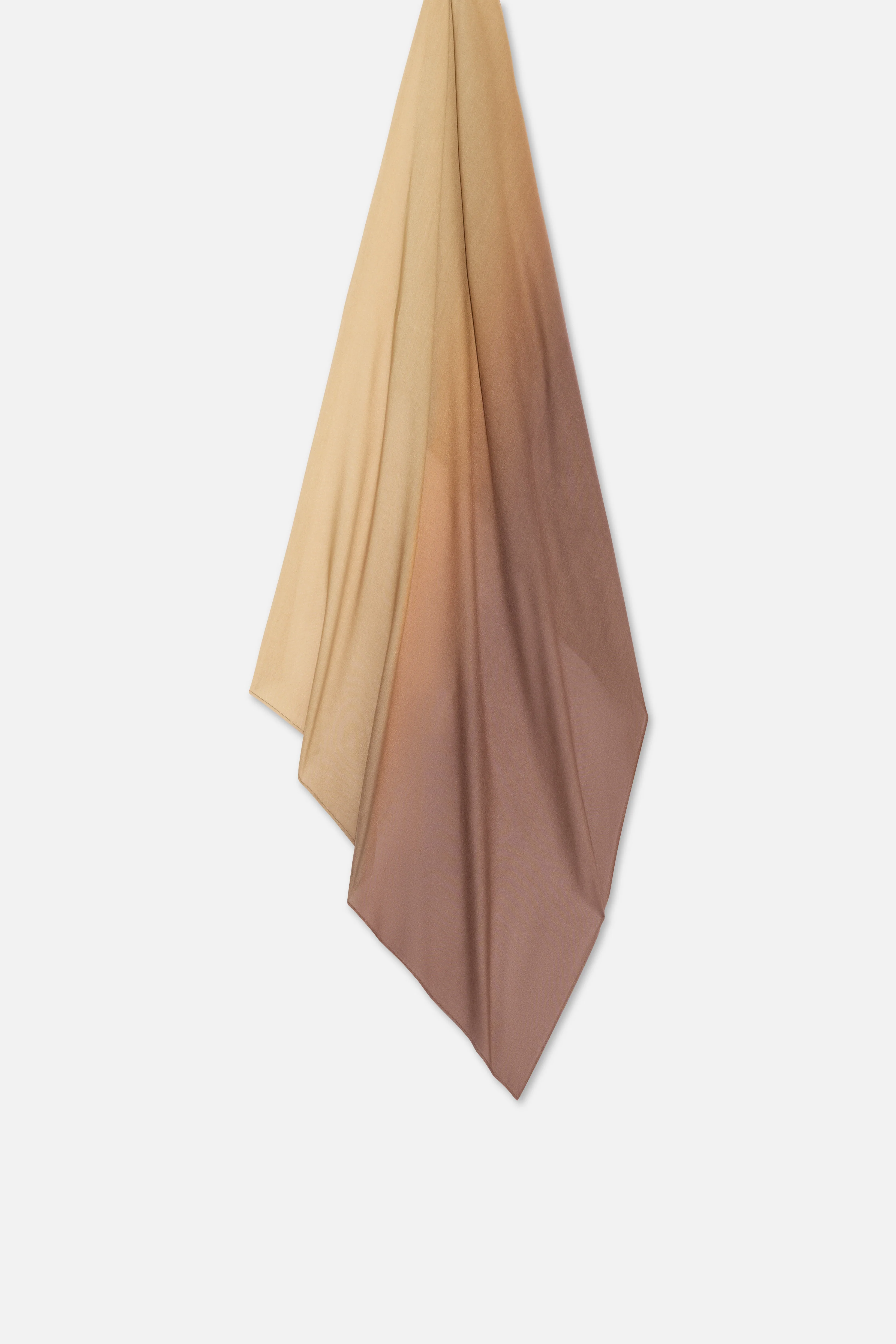 Weightless Woven Scarf | Chocolate Gradient - Image 3