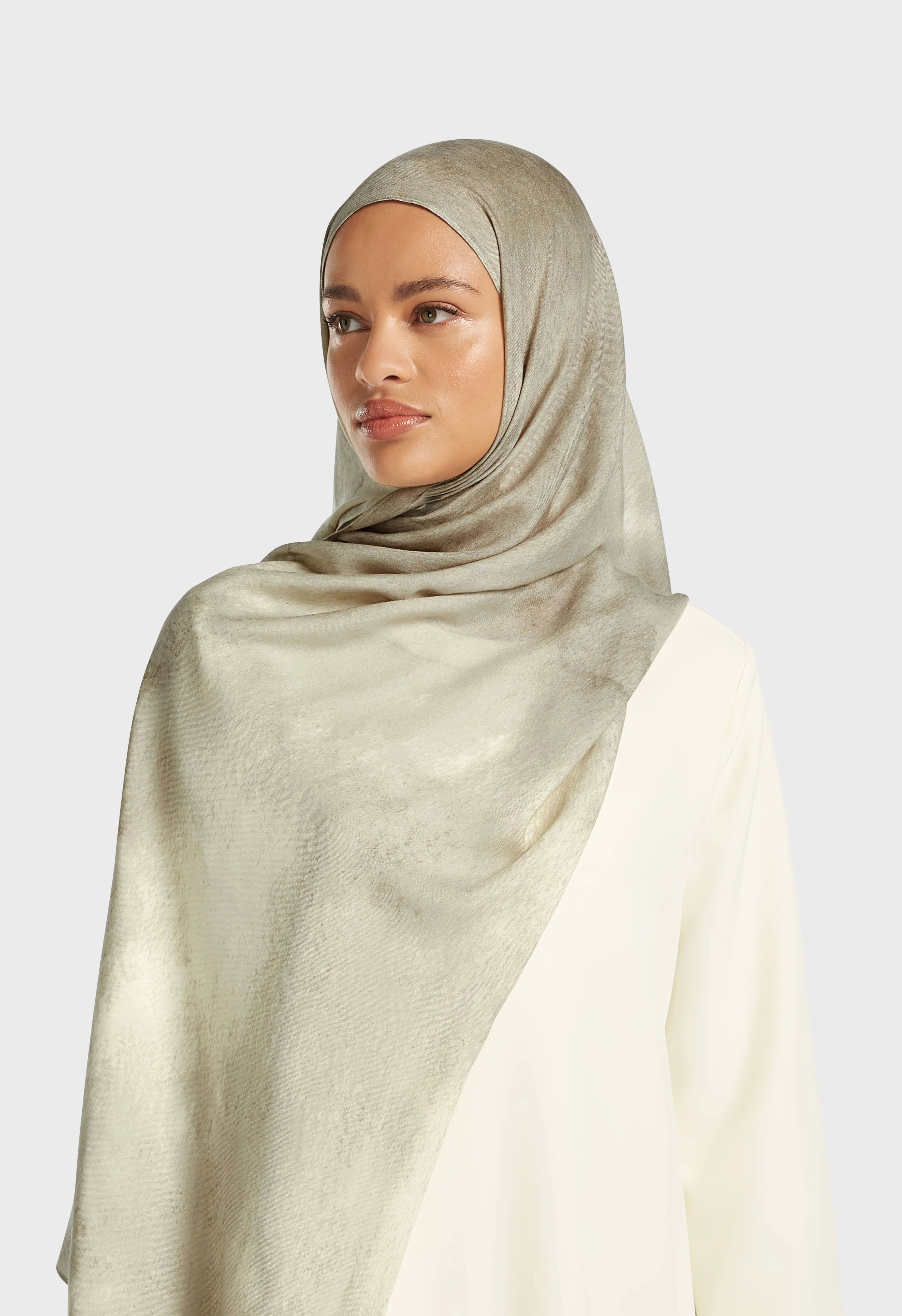 Weightless Woven Scarf | Marble White Pepper - Image 2