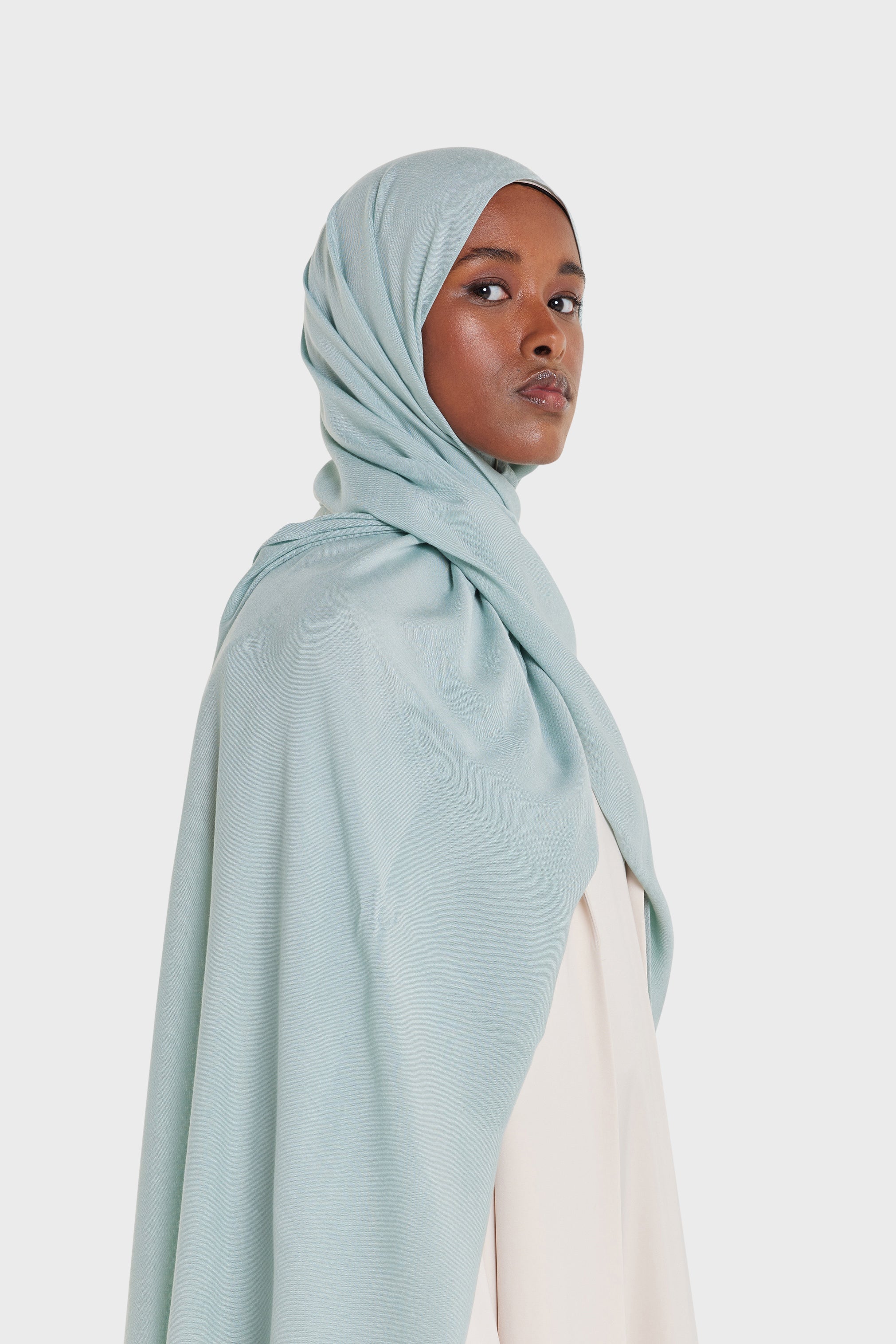 Weightless Woven Scarf | Ocean Blue - Image 2