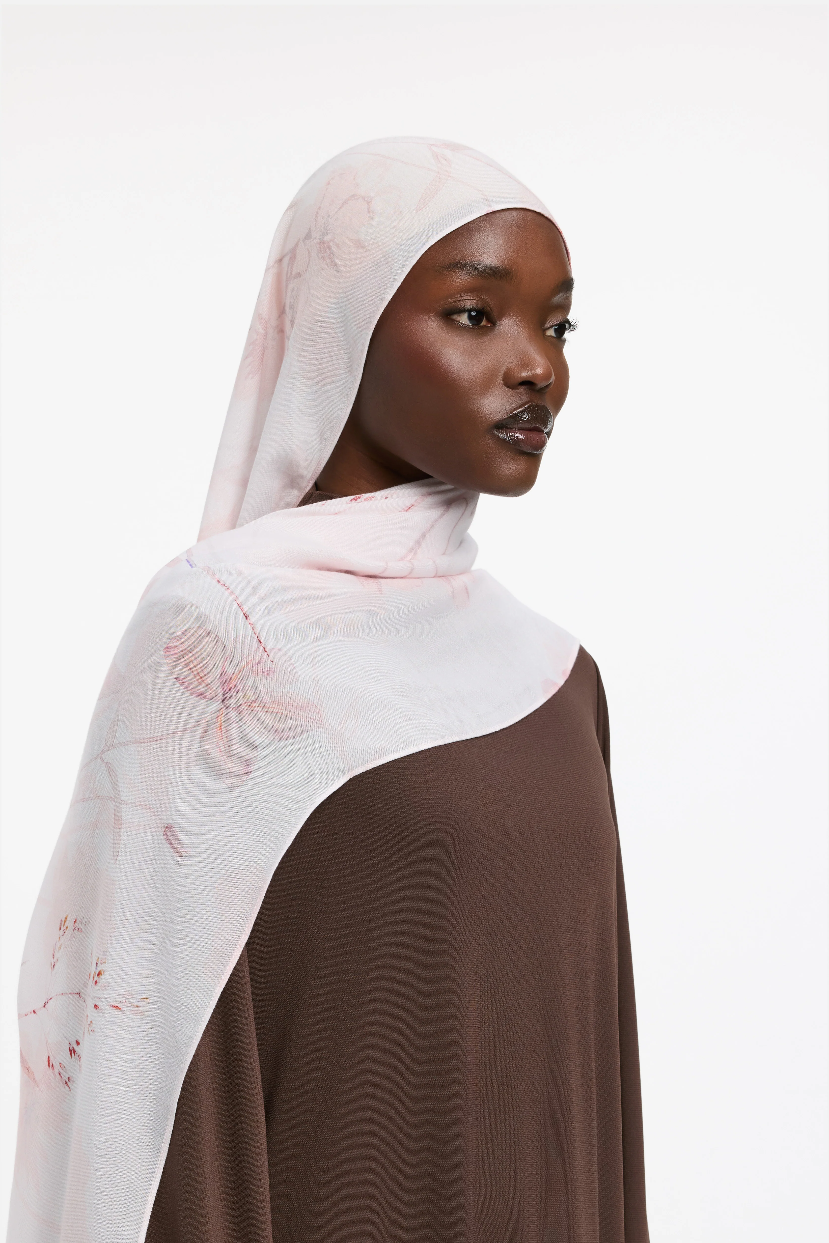 Weightless Woven Scarf | Pink Bouquet - Image 2