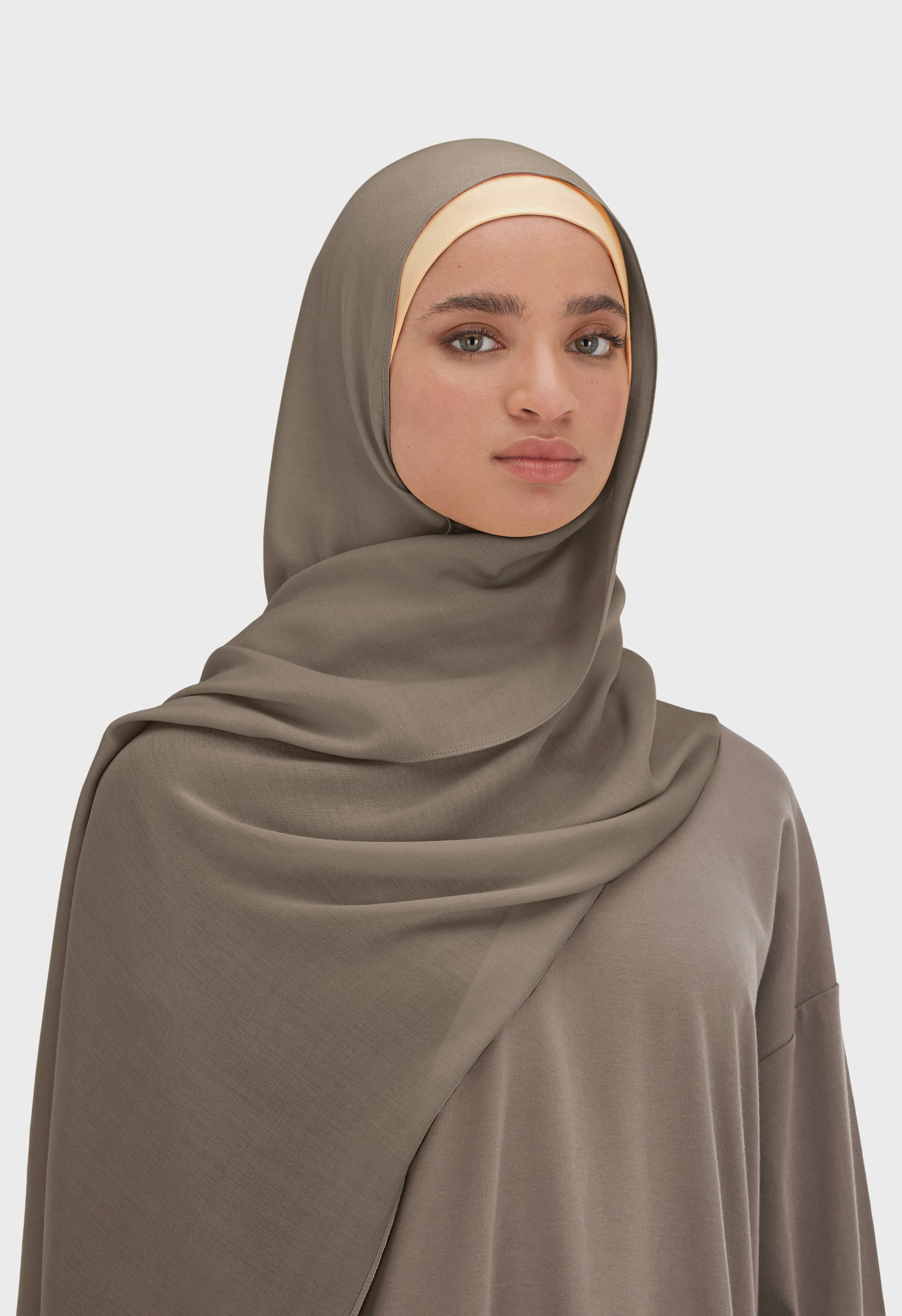 Weightless Woven Scarf | Taupe - Image 2