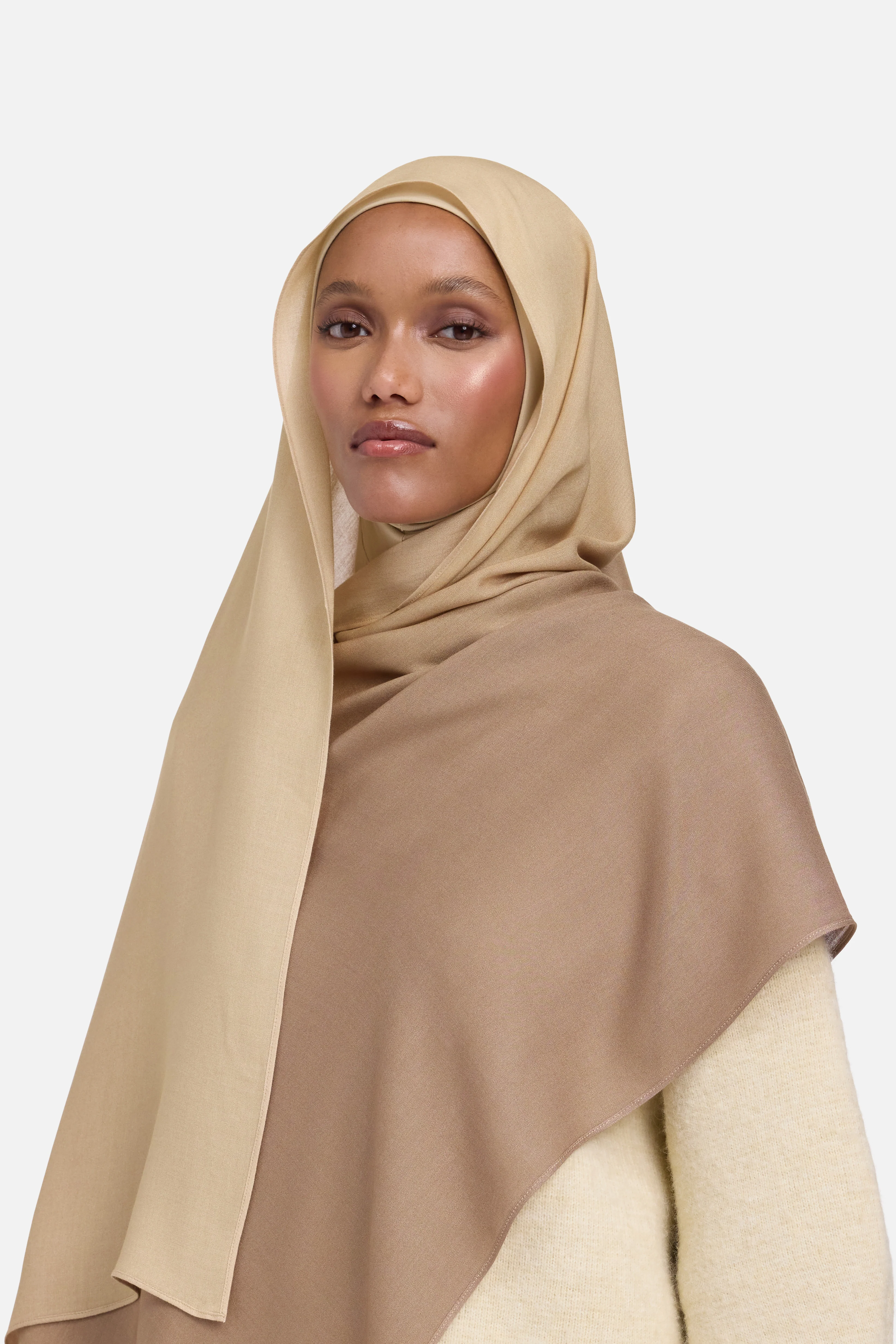 Weightless Woven Scarf | Wood Gradient - Image 2