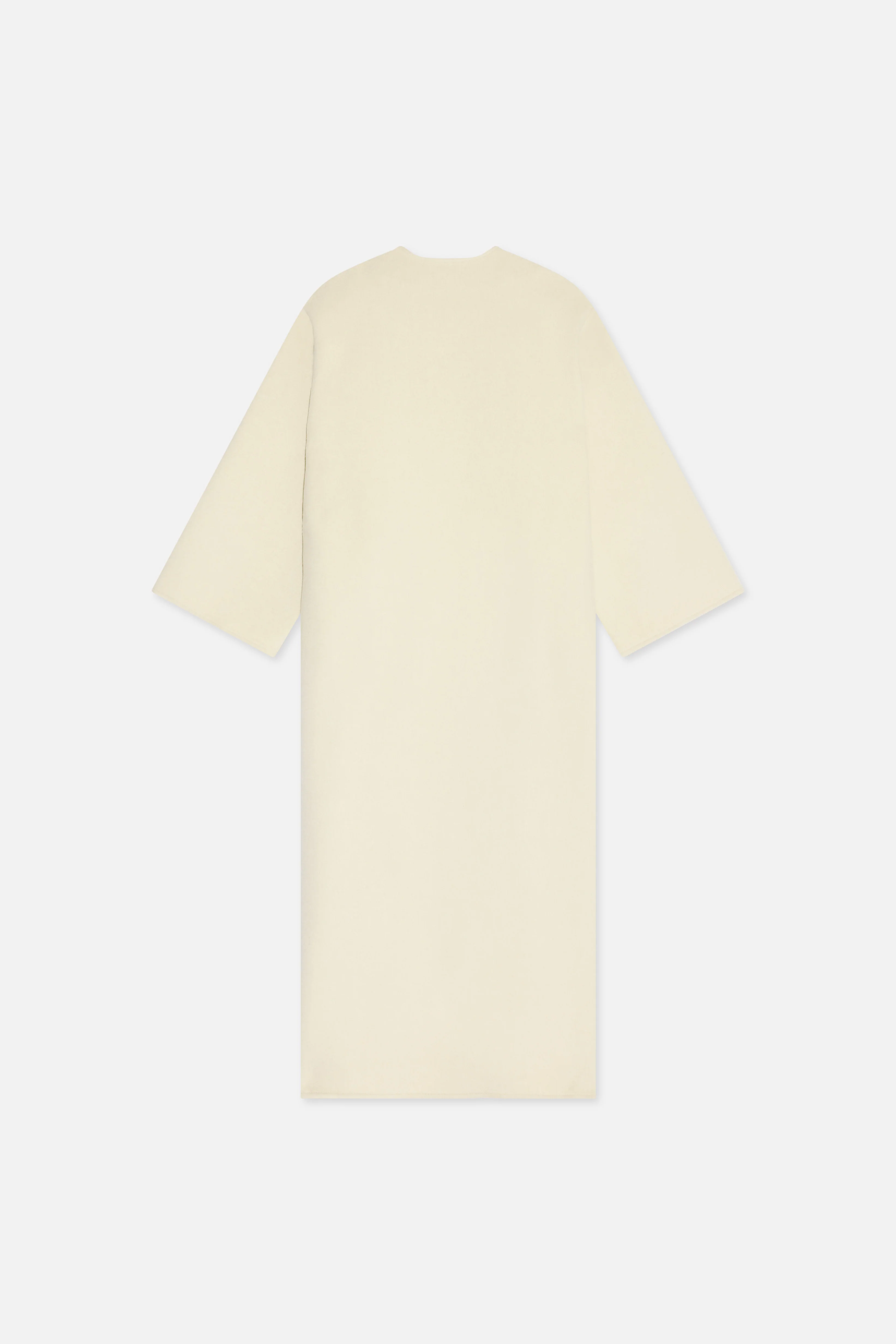 Wool Blend Abaya | Cloud White - Image 6