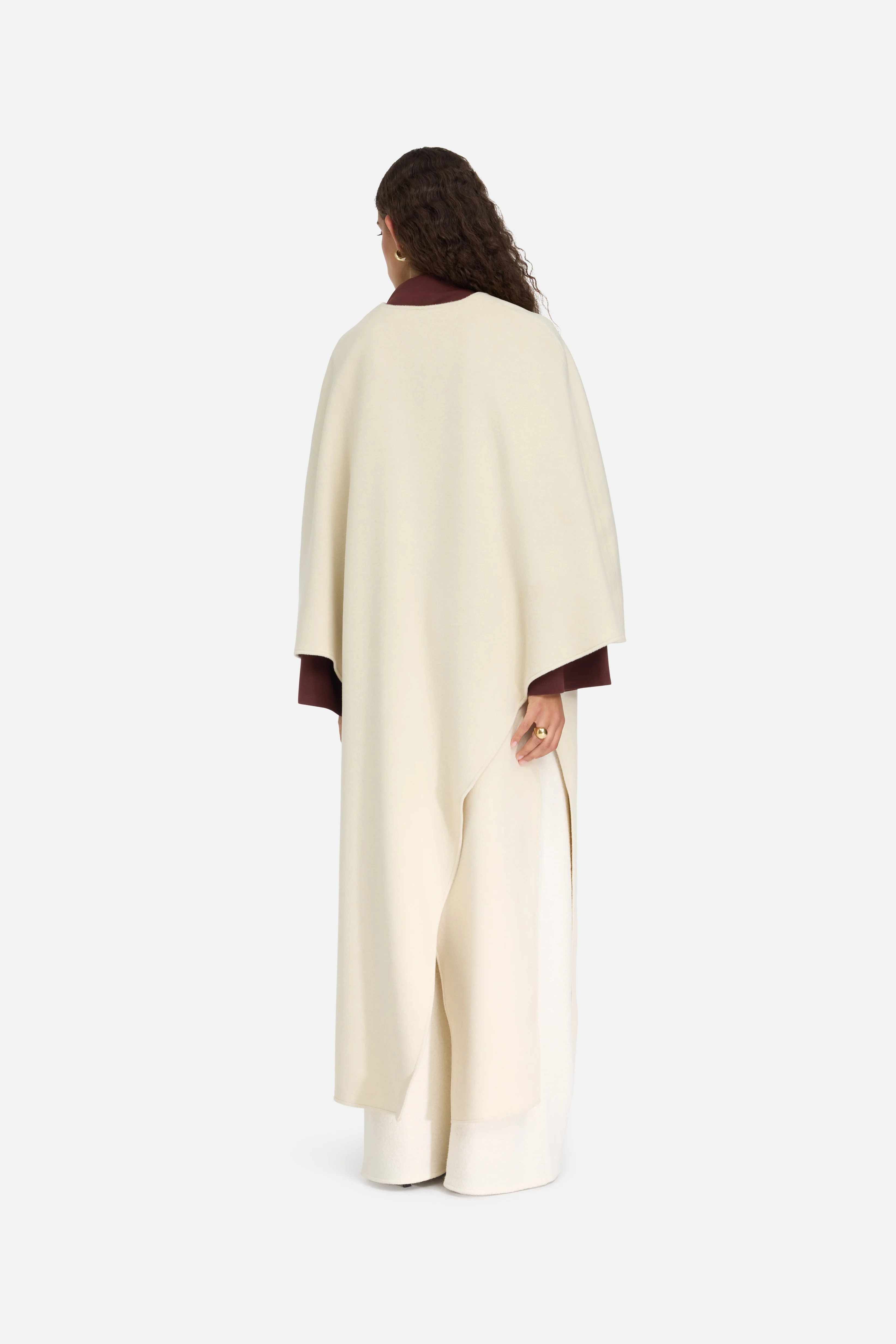 Wool Blend Dress | Cloud White - Image 4