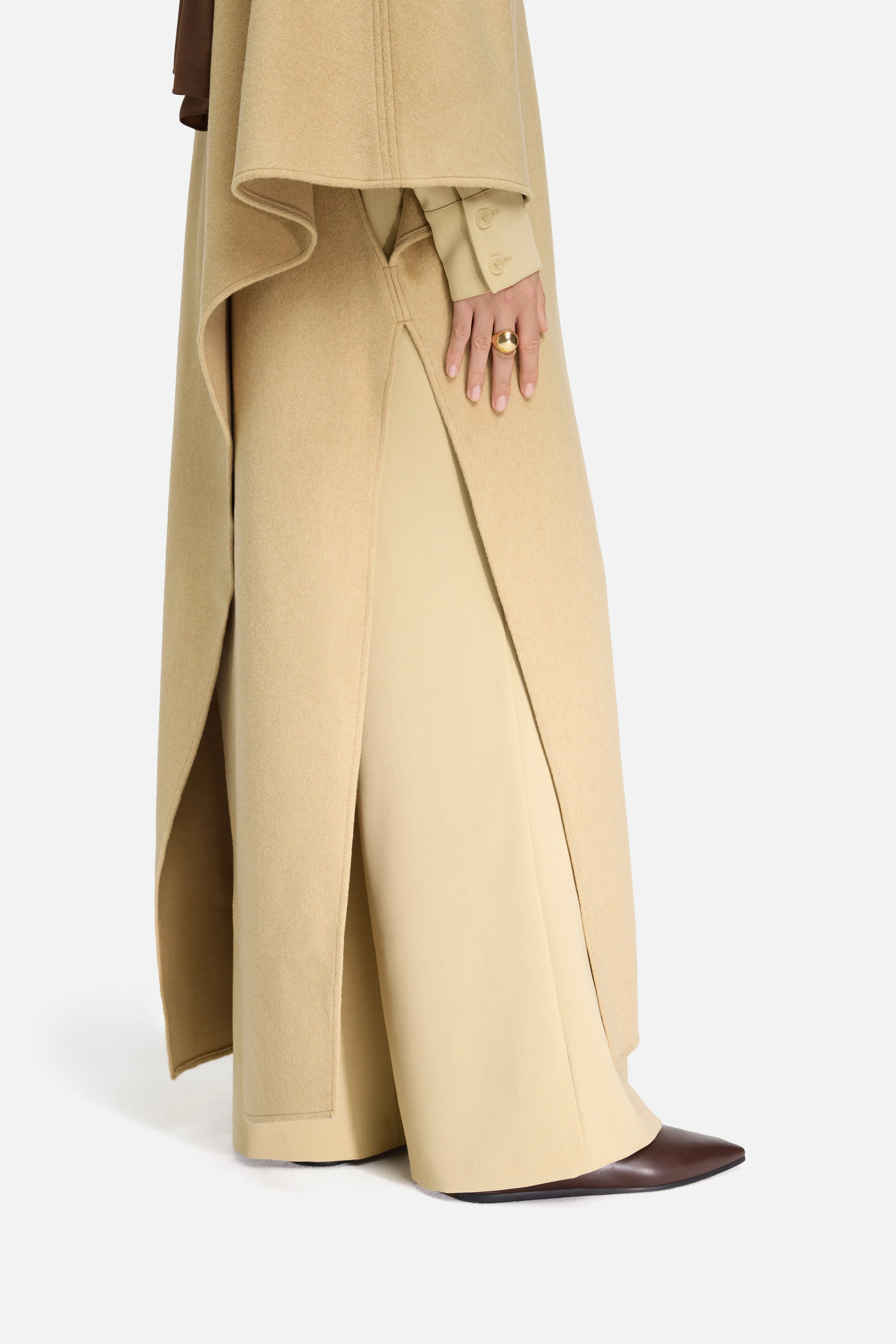 Wool Blend Dress | Desert Clay - Image 3