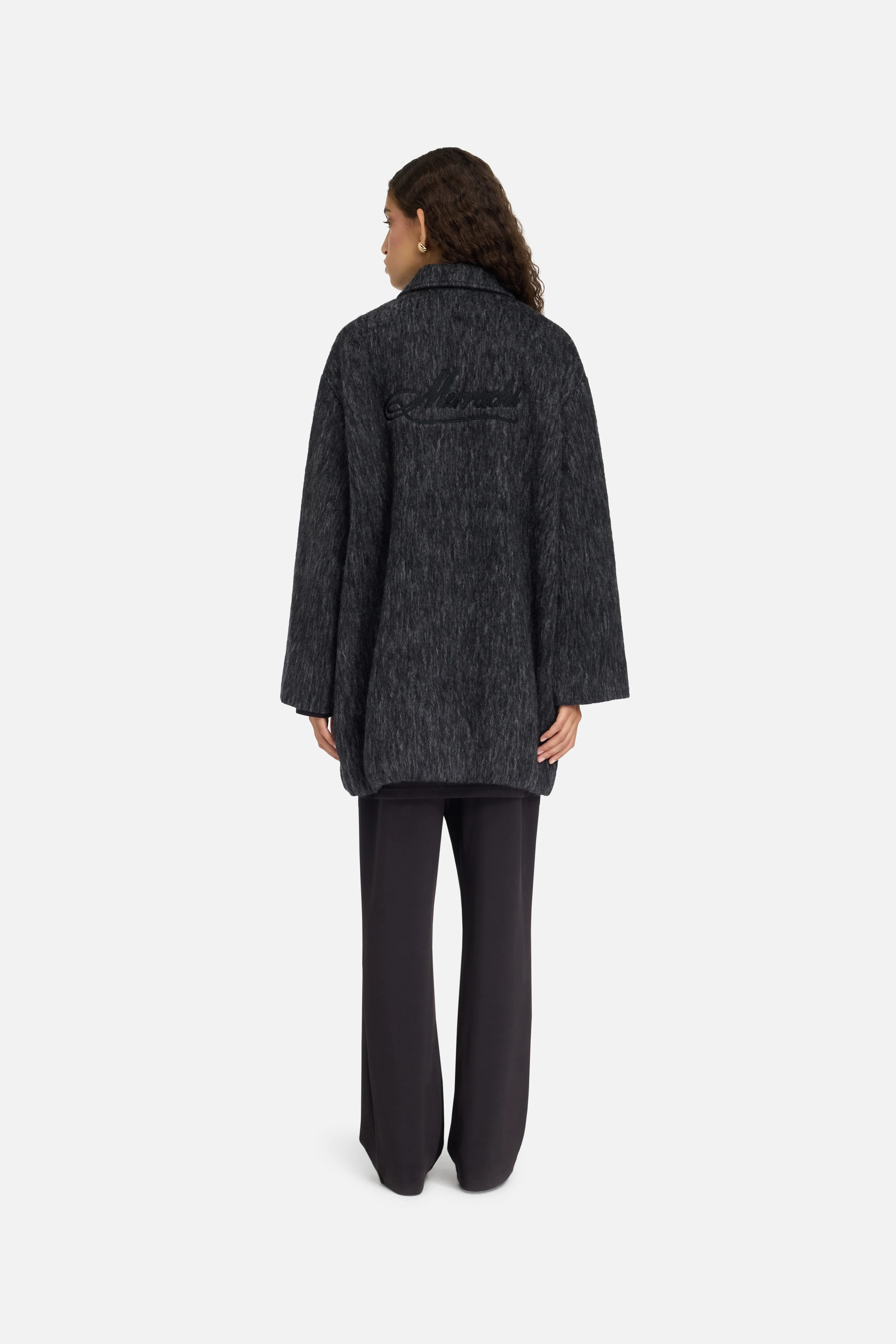 Wool Bomber | Black - Image 2