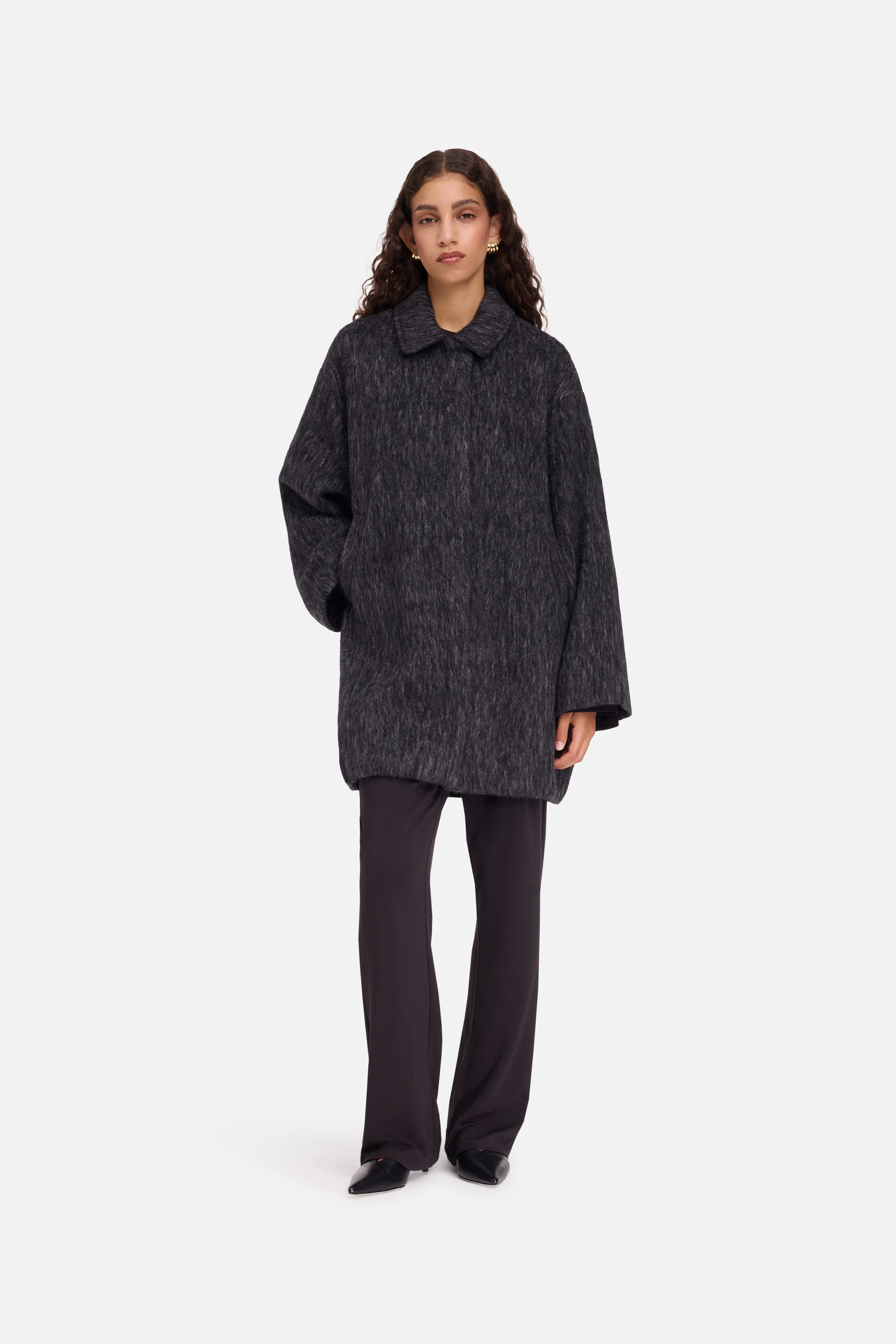 Wool Bomber | Black - Image 4