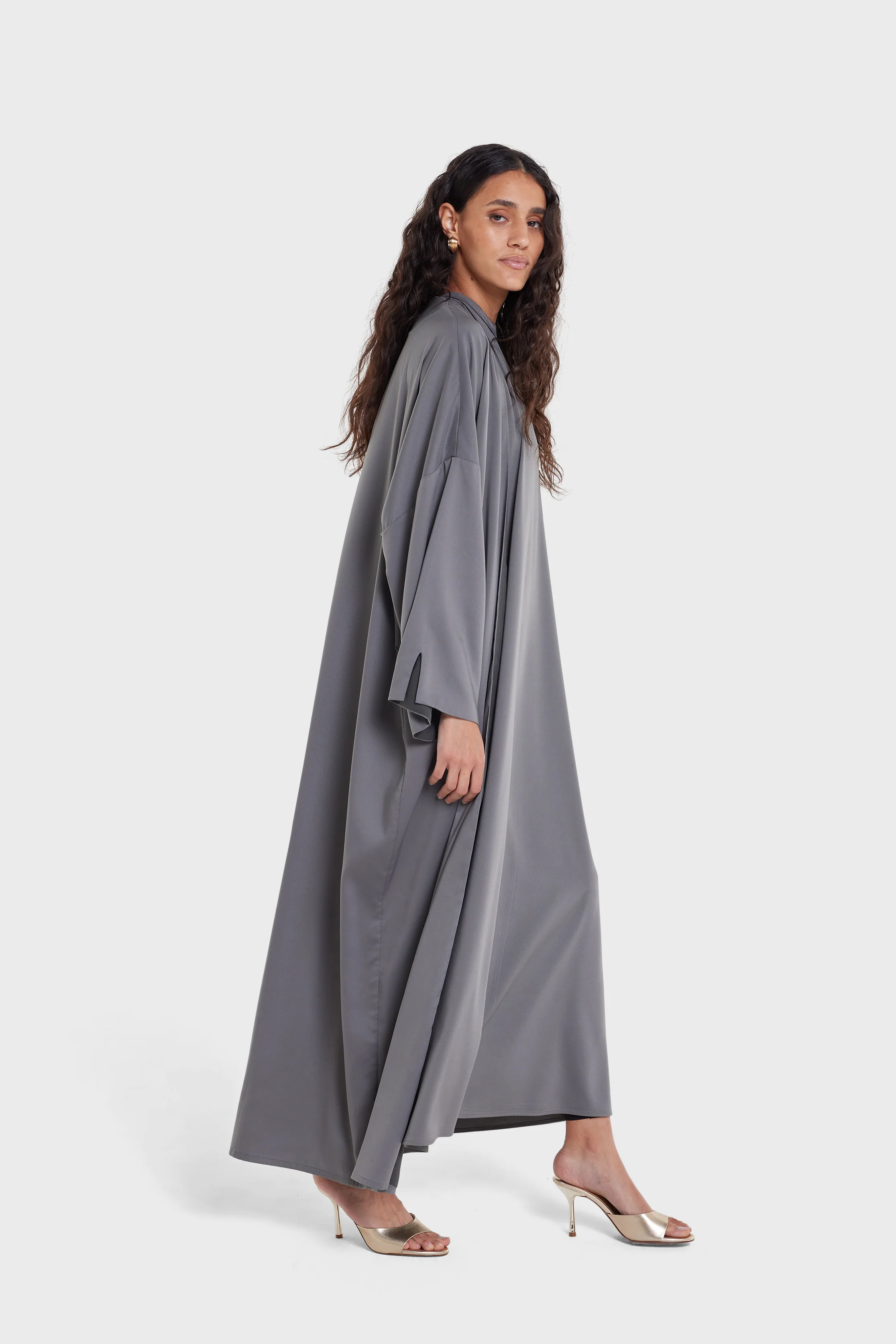 Summer Abaya | Dark Grey - Image 2