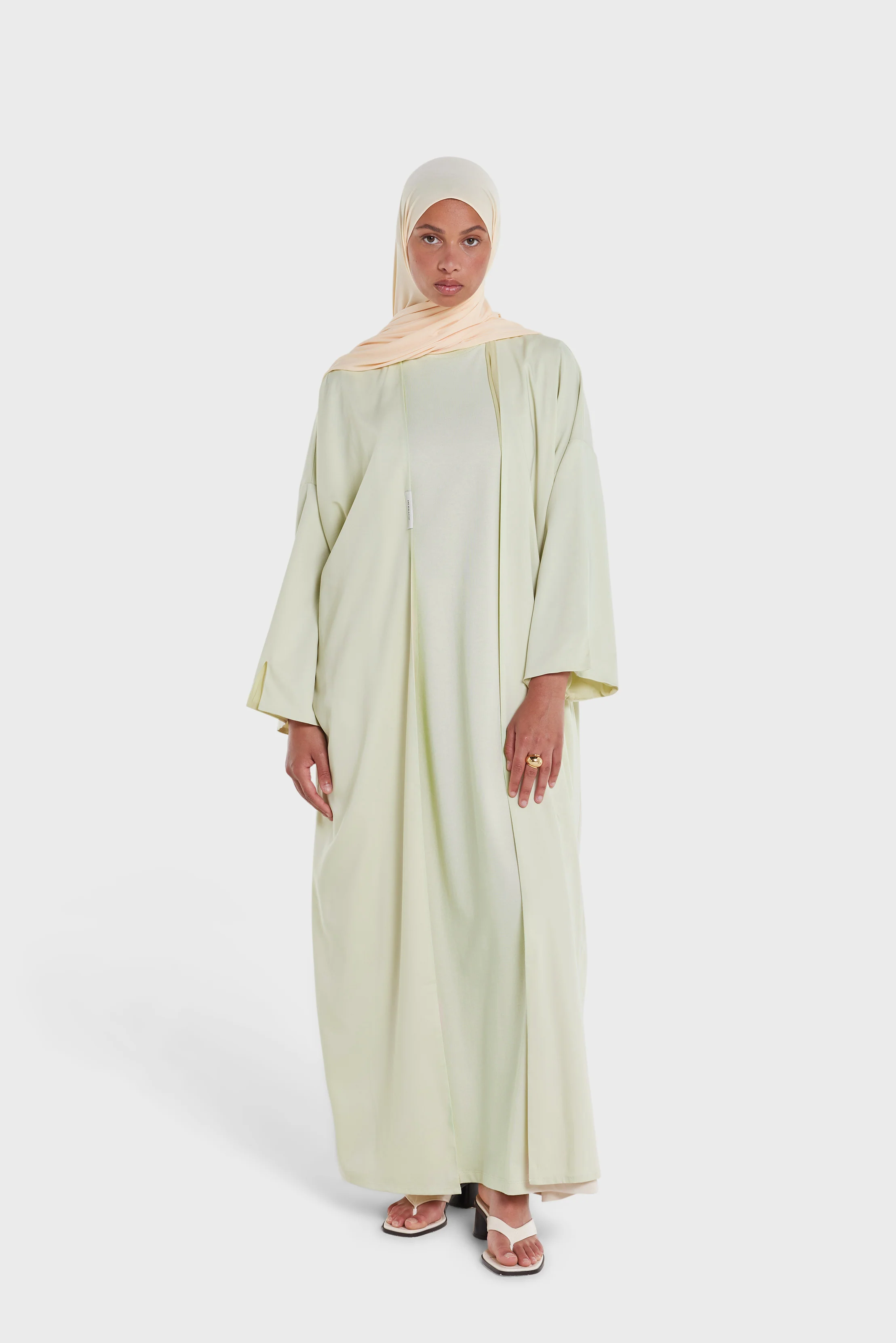 Summer Abaya | Light Moss