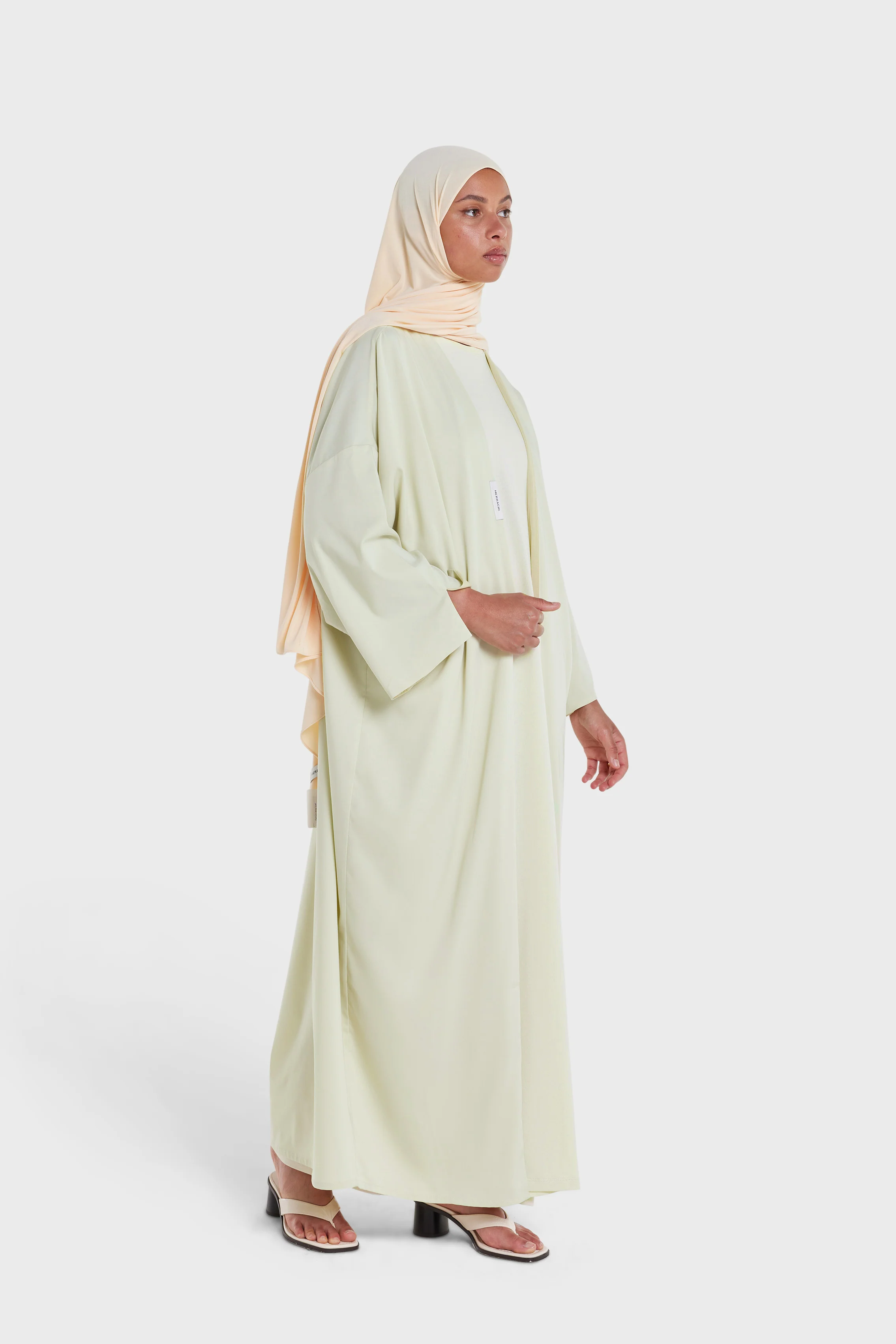 Summer Abaya | Light Moss - Image 2