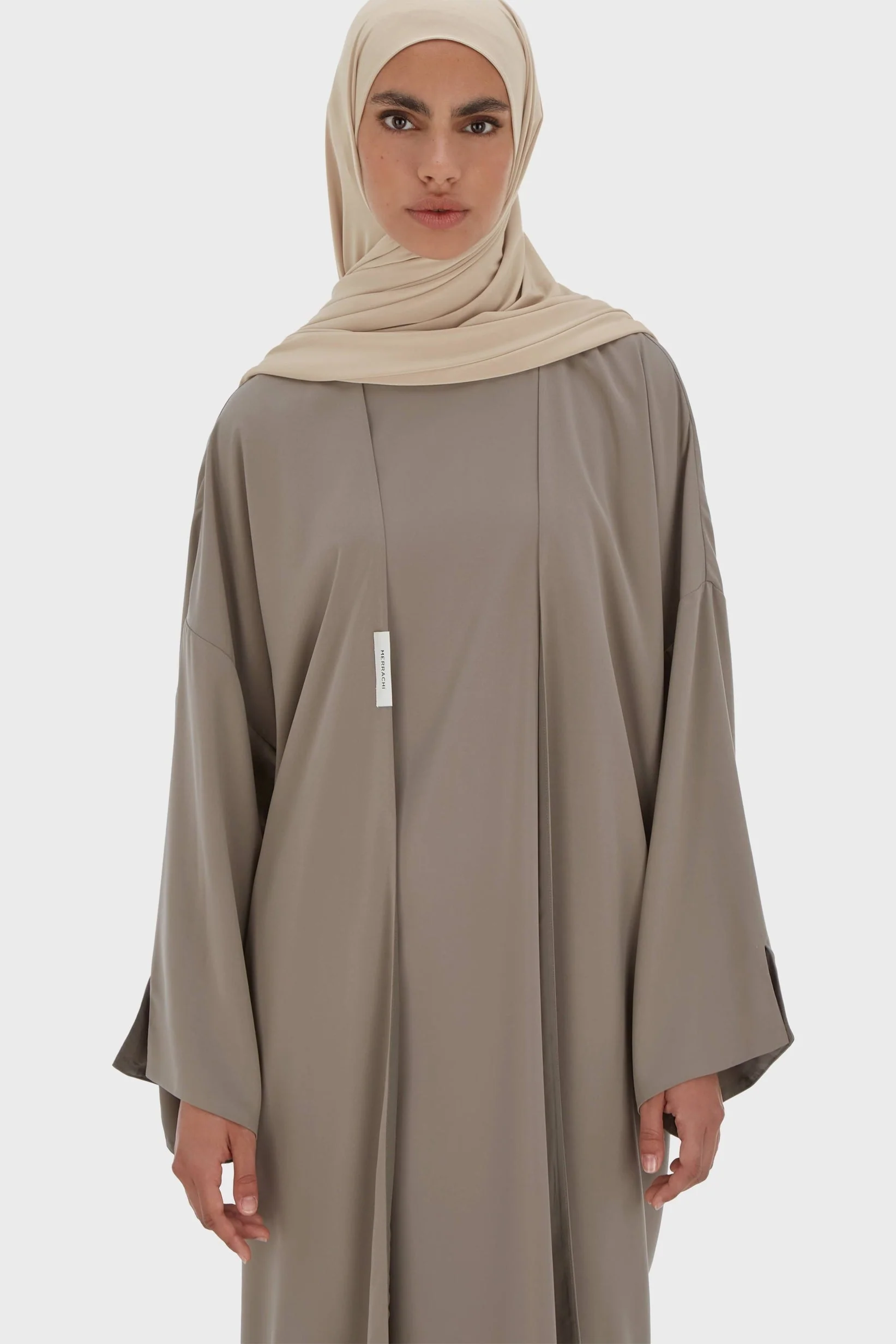 Woven Abaya Regular | Taupe - Image 3