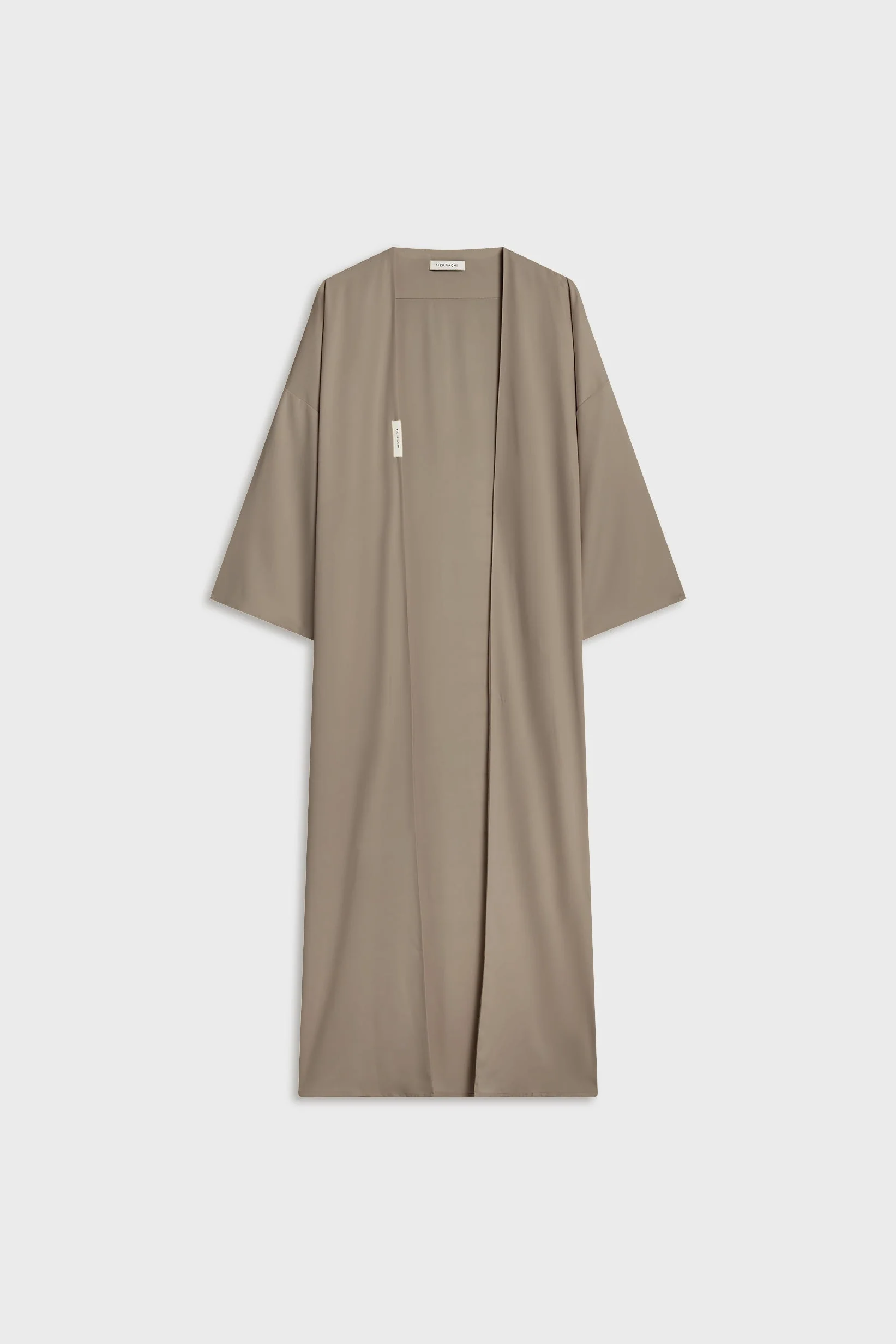 Woven Abaya Regular | Taupe - Image 4