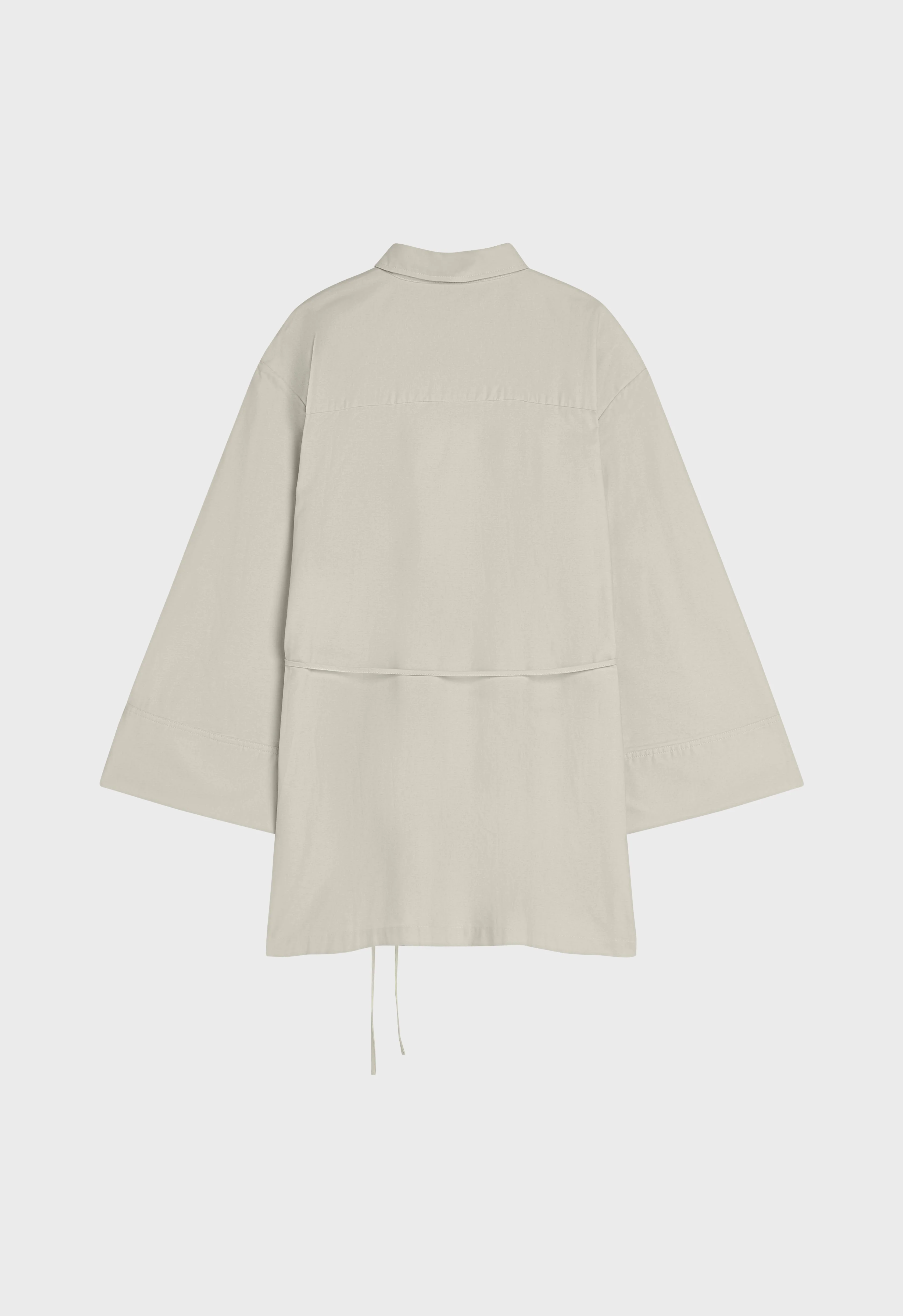 Woven Cotton Shirt | Light Moss - Image 4
