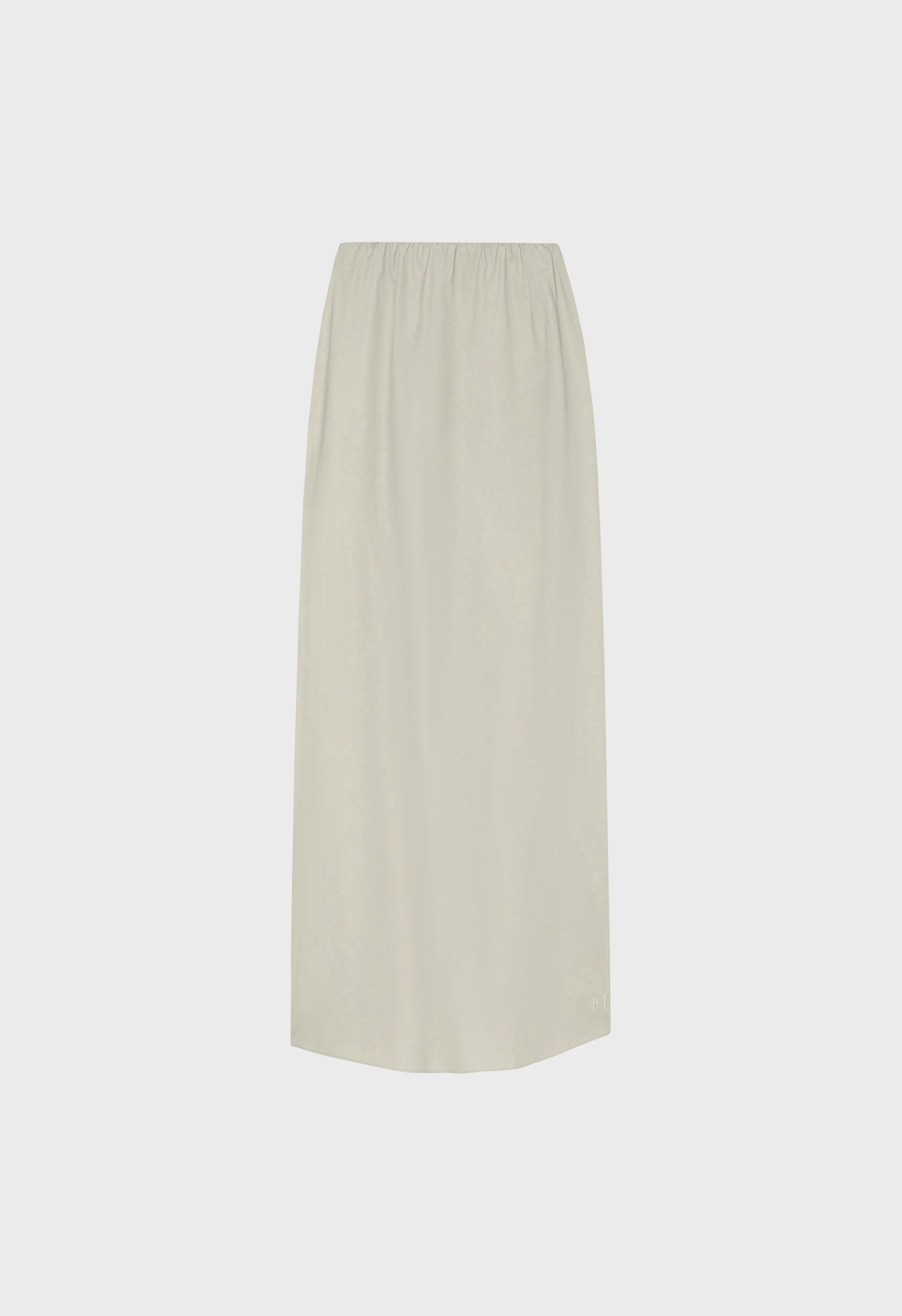 Woven Cotton Skirt | Light Moss - Image 4
