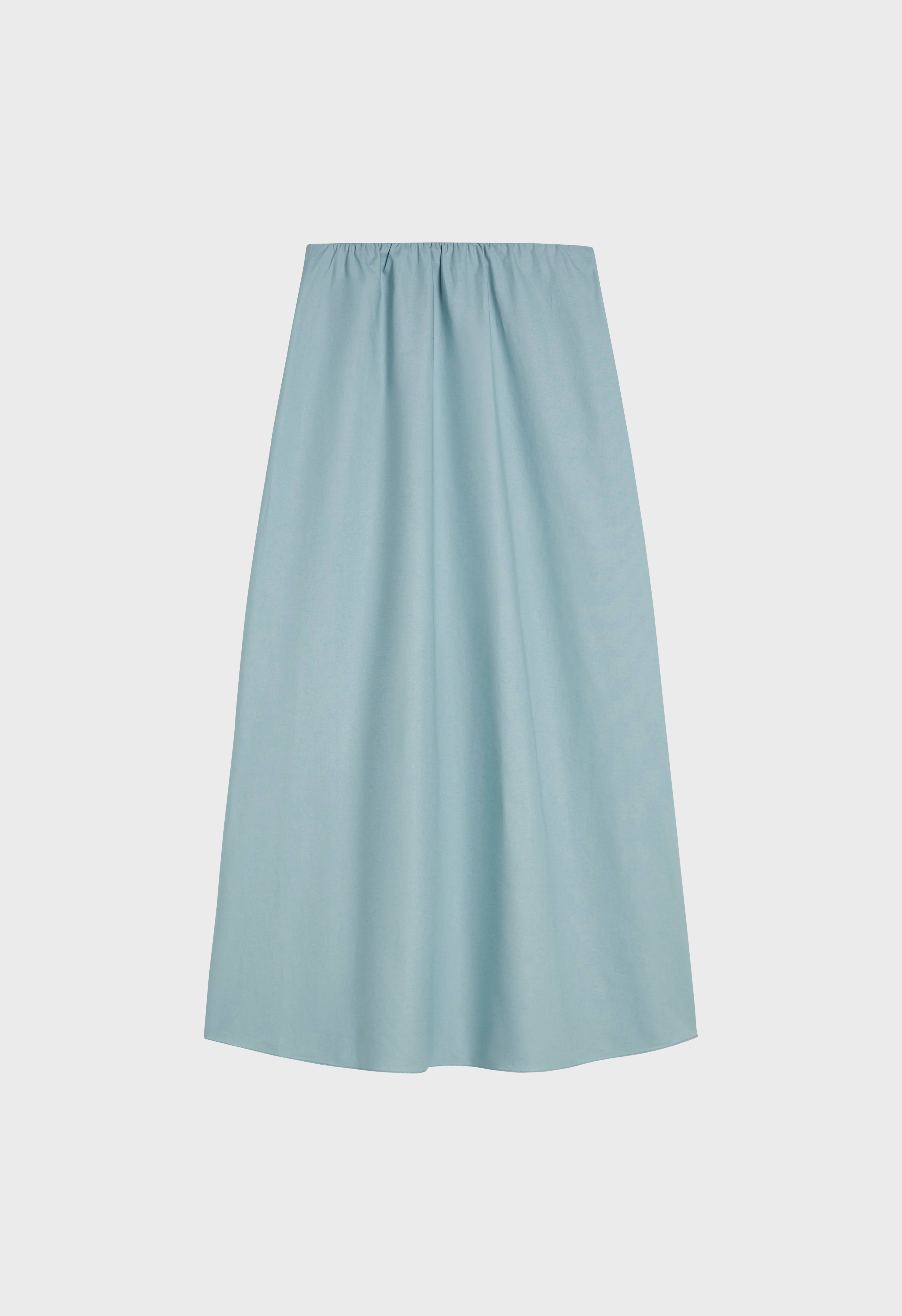 Woven Cotton Skirt | Misty Blue - Image 5