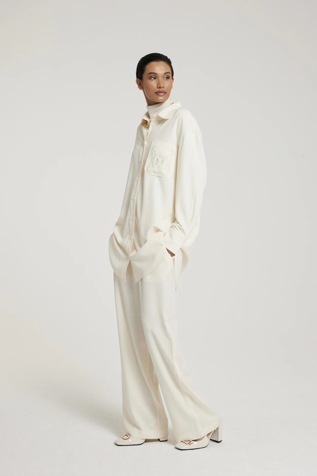 Woven Pants | Off White - Image 2