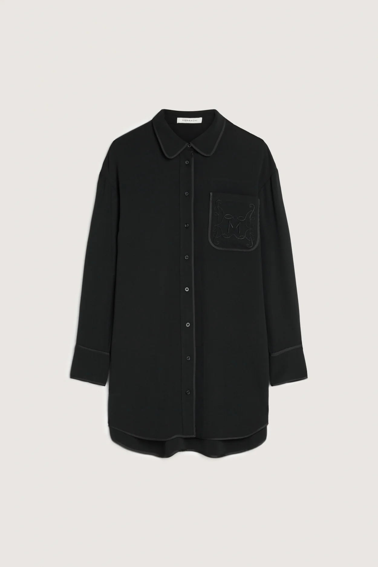 Woven Shirt | Black - Image 3