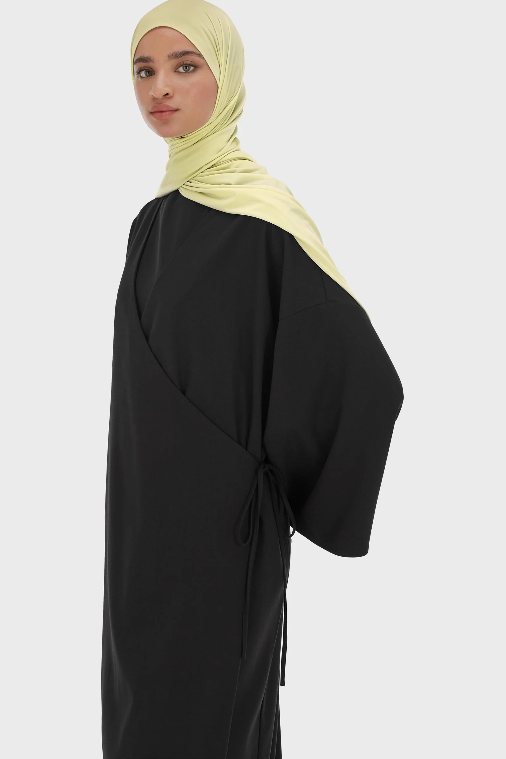 Wrap Abaya | Black - Image 3